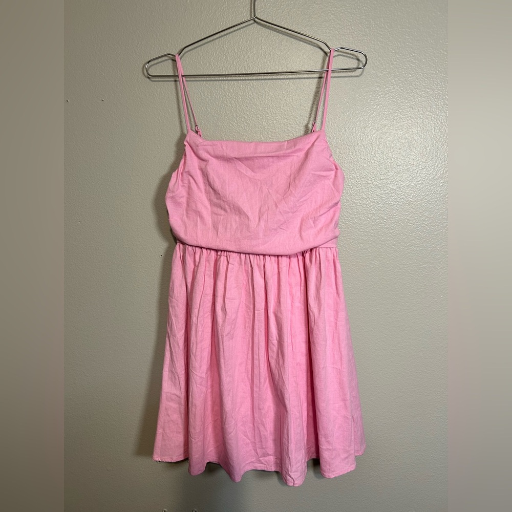 Hello Molly Girly Mood Mini Dress Pink - Picture 3 of 9